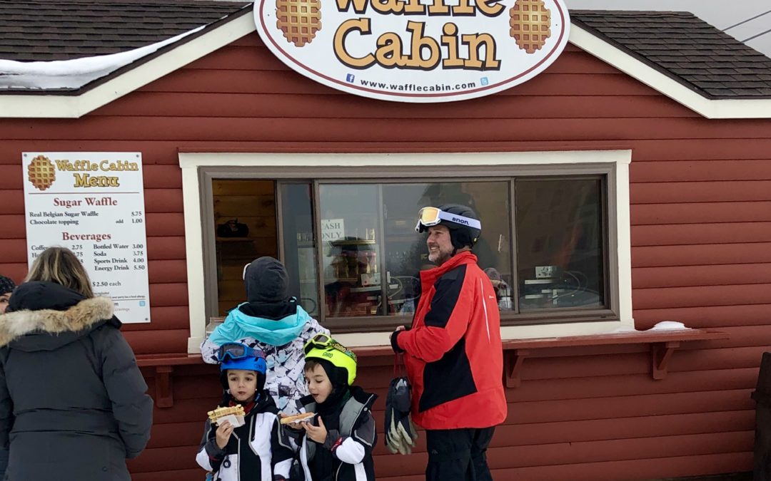 Okemo Mountain Resort's slopeside Waffle Cabin